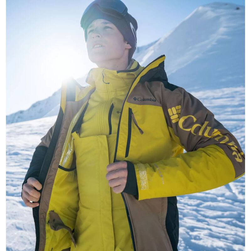 Columbia TIMBERTURNER II JACKET MEN'S Delta/Black/Laser Lemon