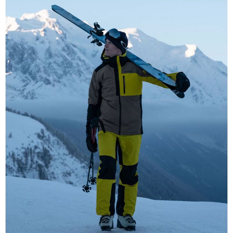 Columbia TIMBERTURNER II JACKET MEN'S Delta/Black/Laser Lemon