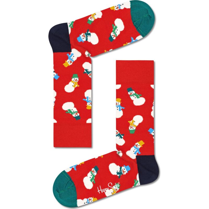 Happy Socks 3-Pack Snowman Socks Gift Set Multi 6500
