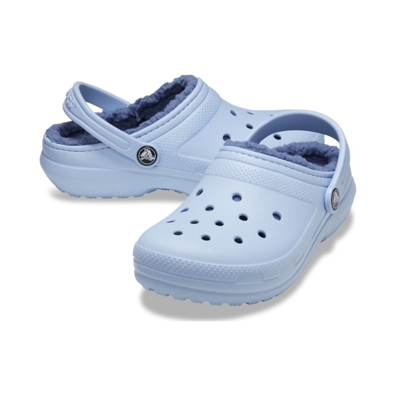 Crocs™ Classic Lined Clog Kid's Blue Calcite