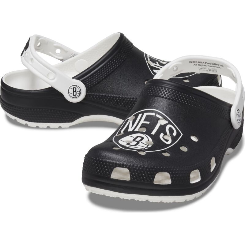 Crocs™ NBA Brooklyn Nets Classic Clog White/Black