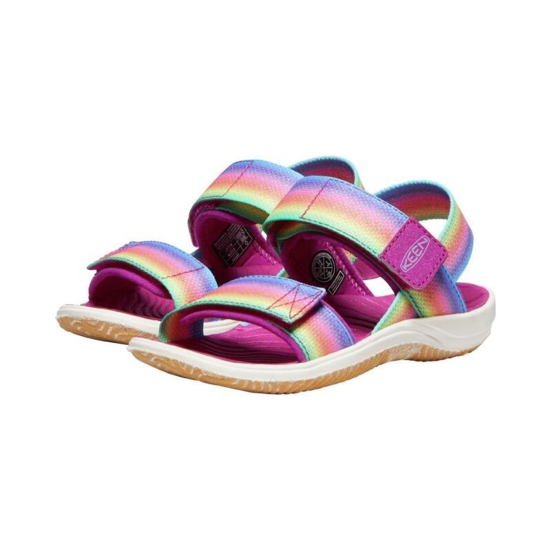 Keen ELLE BACKSTRAP CHILDREN Rainbow/Festival Fuchsia