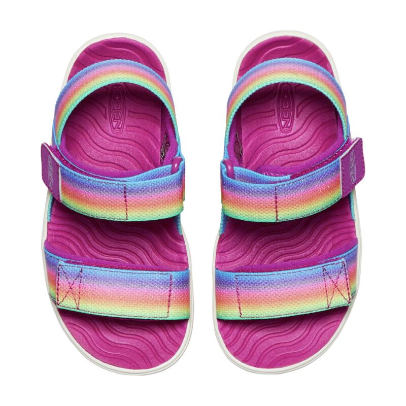 Keen ELLE BACKSTRAP CHILDREN Rainbow/Festival Fuchsia