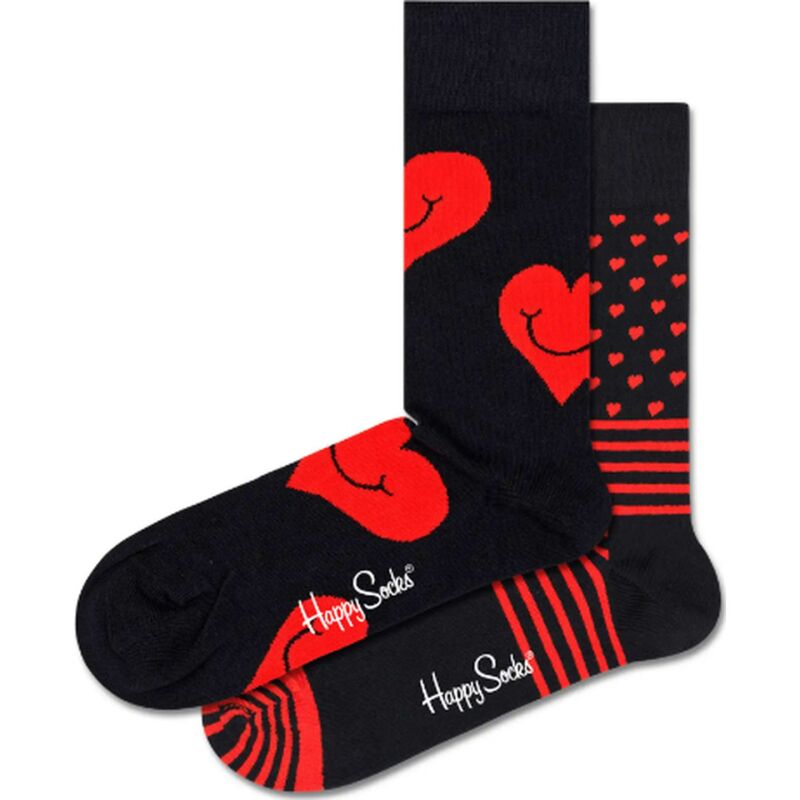 Happy Socks 2-Pack I Heart You Socks Gift Set Multi 9350