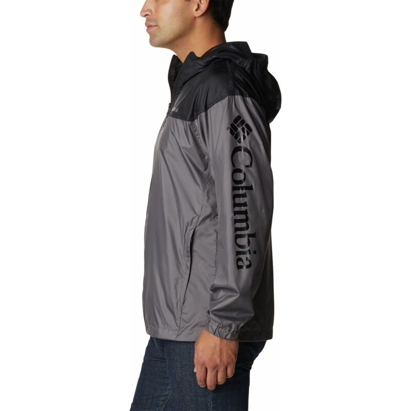 Columbia Flash Challenger Novelty Windbreaker Men's City Grey/Black