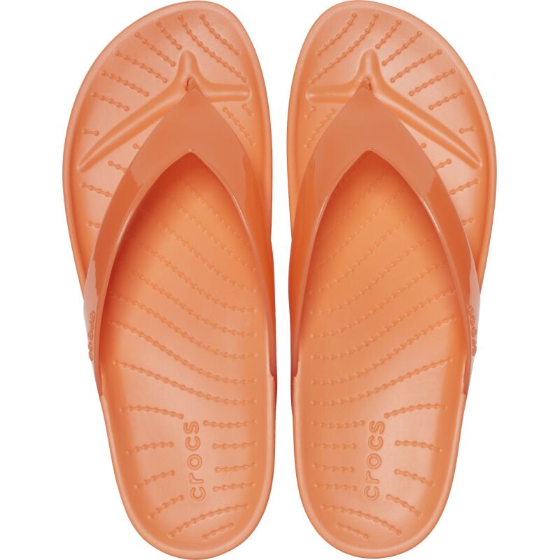 Crocs™ Splash Glossy Flip Persimmon