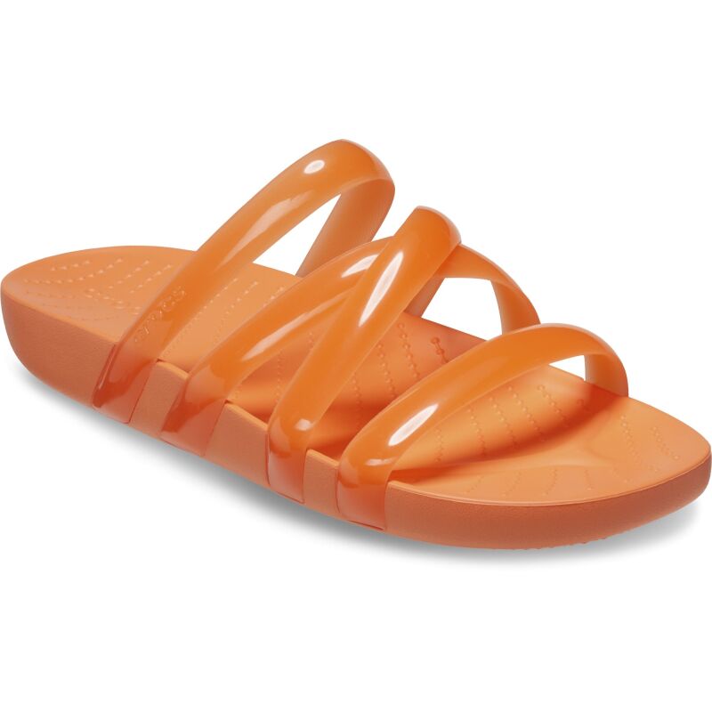 Crocs™ Splash Glossy Strappy Persimmon
