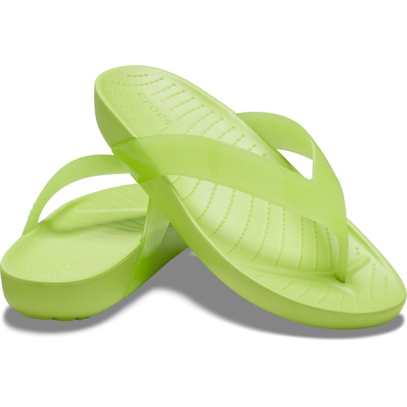 Crocs™ Splash Glossy Flip Limeade