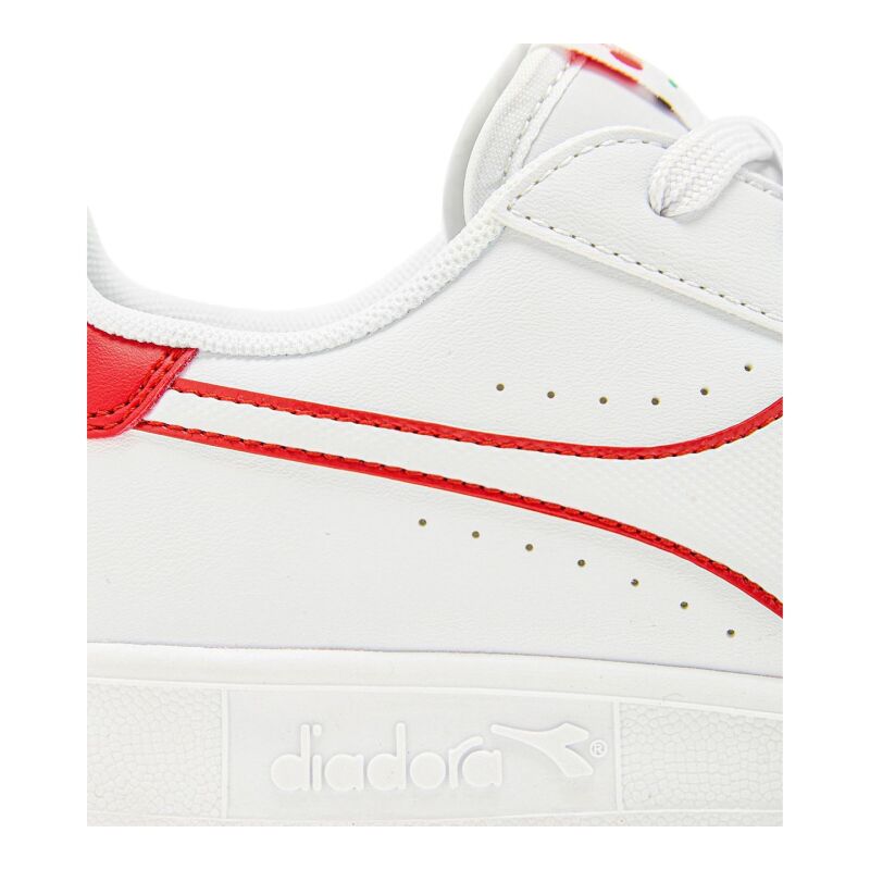 DIADORA Game P Gs White/Bittersweet Red