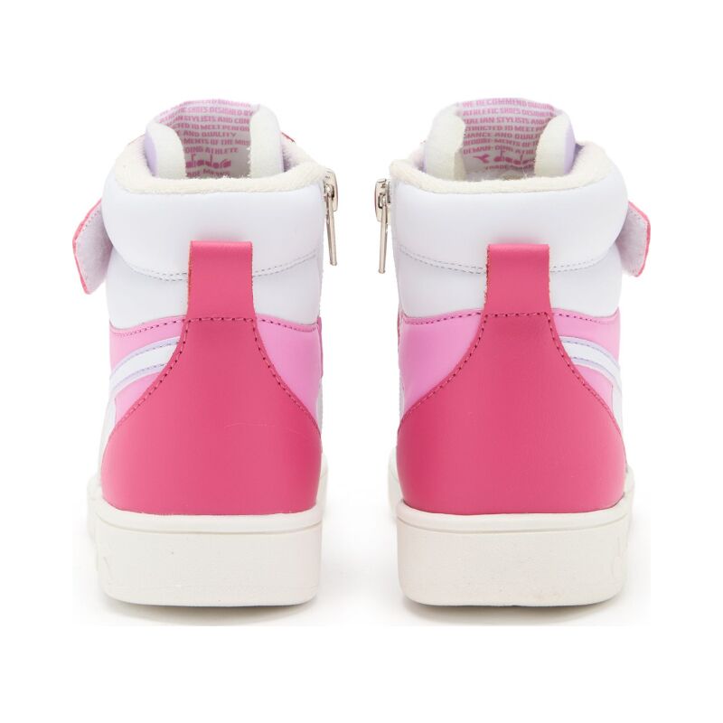 DIADORA Magic Basket Mid Ps Kid's Pink Yarrow/White