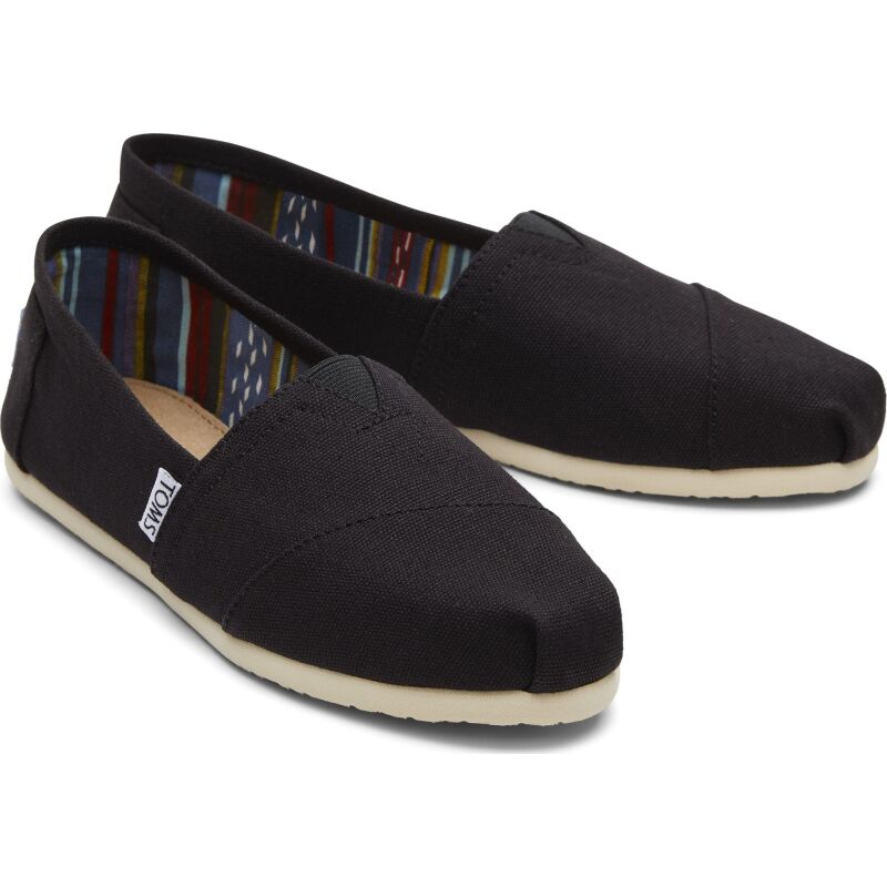 TOMS Canvas Men's Classic Alpargata Nl Black