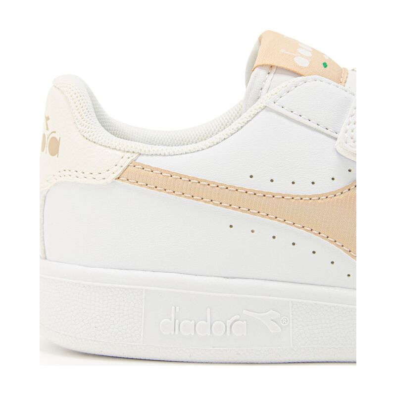 DIADORA Game P Ps Girl Kid's White/Whisper Pink