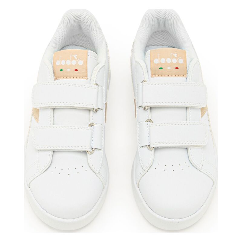 DIADORA Game P Ps Girl Kid's White/Whisper Pink