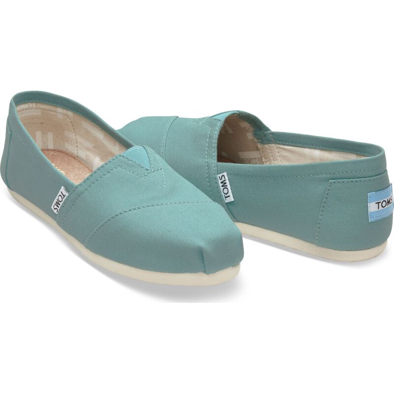 TOMS Canvas Women's Alpargata Turquoise