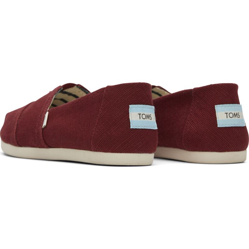 TOMS Heritage Canvas Women's Alpargata Black Cherry 10015766