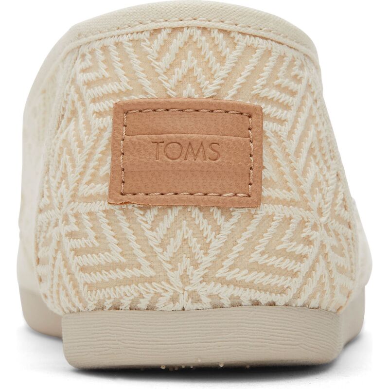 TOMS Geo Mosaic Lace Women Alpargata Natural