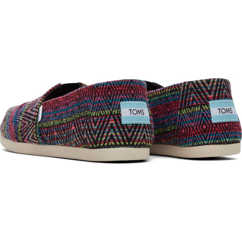TOMS Diamond Global Woven Women Alpargata Black