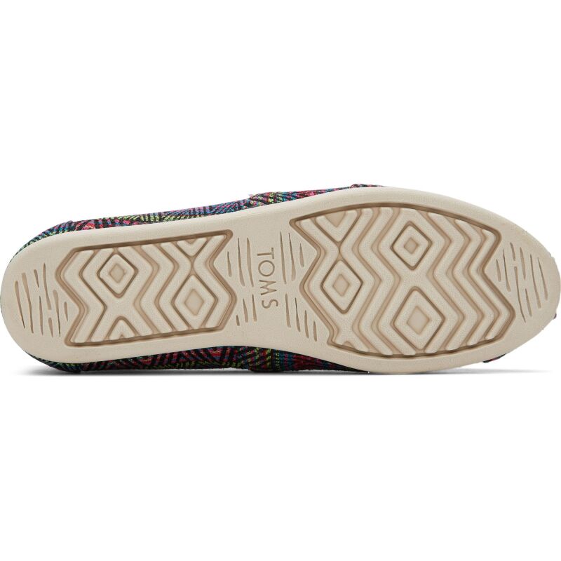 TOMS Diamond Global Woven Women Alpargata Black