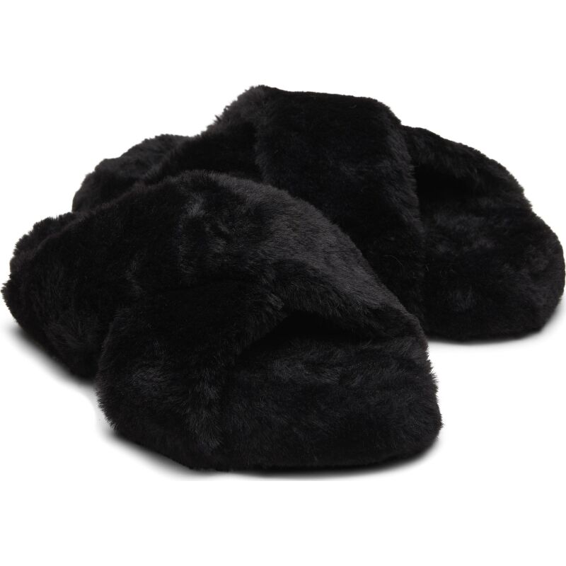 TOMS Faux Fur Women's Susiee Slipper Black