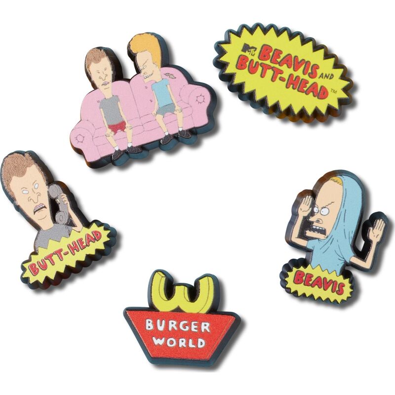 Crocs™ Jibbitz Beavis and Butthead 5 Pack Multi