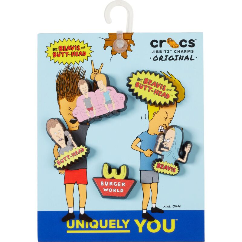 Crocs™ Beavis and Butthead 5 Pack Multi