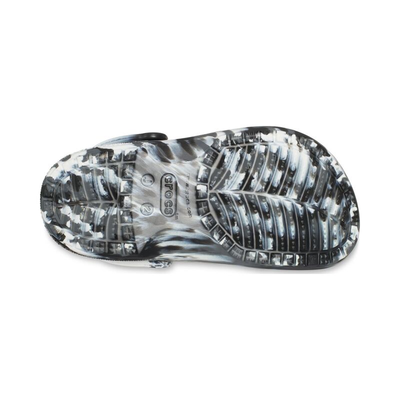 Crocs™ Baya Marbled Clog Kid's Black/White