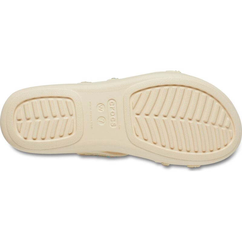 Crocs™ Boca Medallion Strappy Wedge Women Vanilla