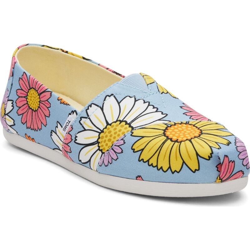 TOMS Daisies Women Alpargata Pastel Blue