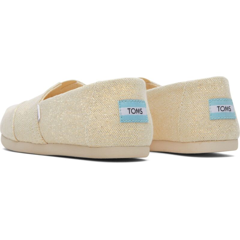 TOMS Metallic Linen Women Alpargata Natural