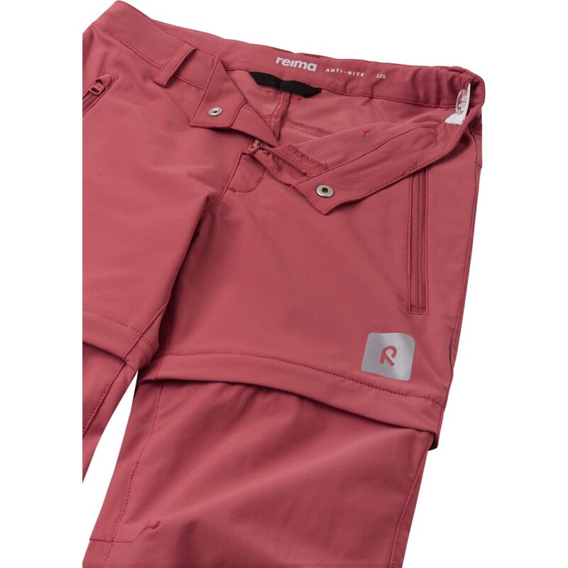 REIMA Mosquito Repellent 2in1 Hiking Pants Virrat 5100195A Red Clay
