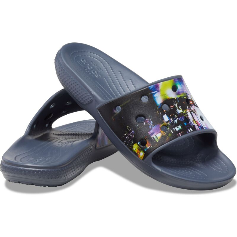 Crocs™ Classic Meta Scape Slide Black/Multi