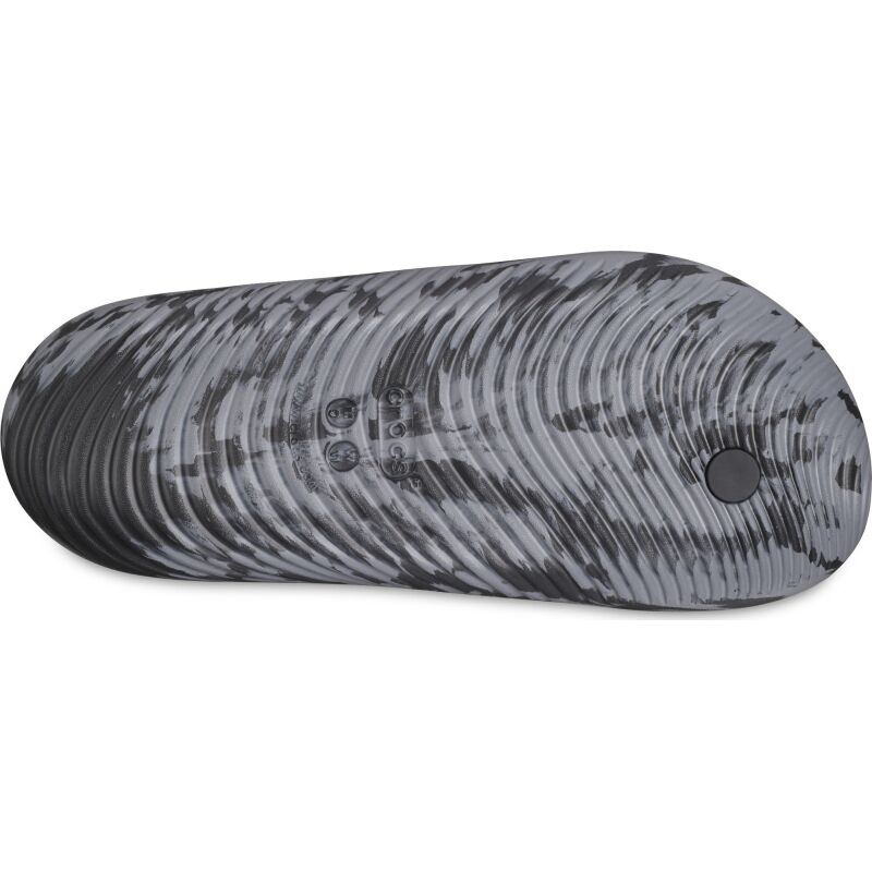 Crocs™ Mellow Marbled Slide Black/Charcoal