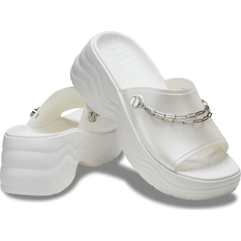 Crocs™ Skyline Chain Slide White