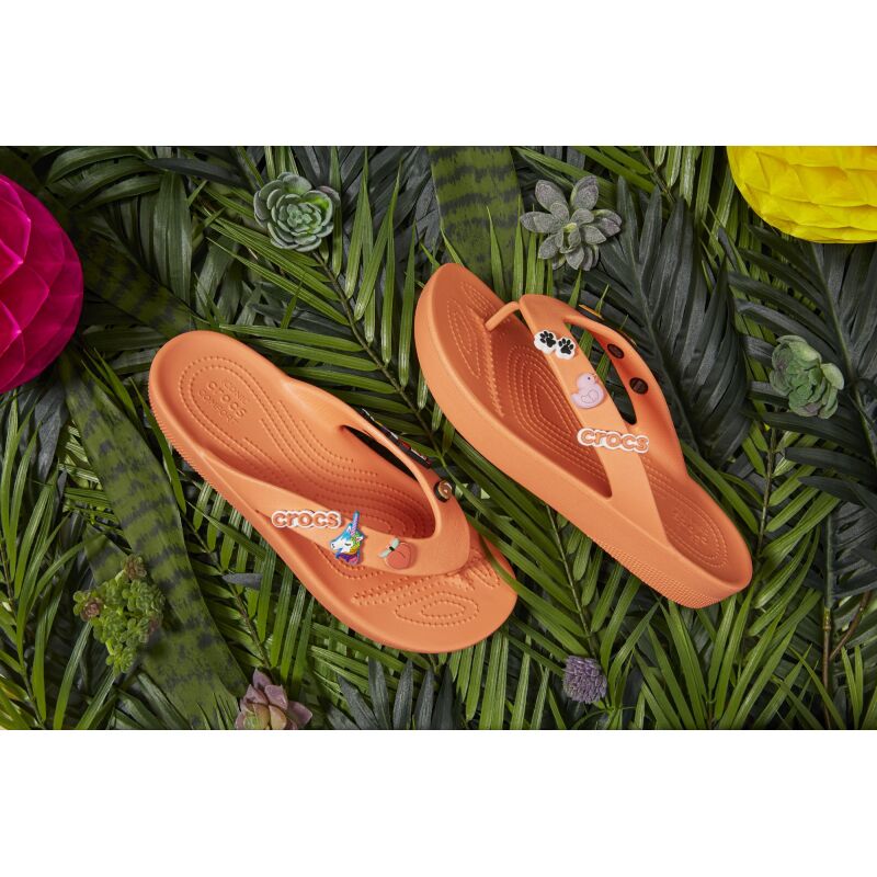 Crocs™ Classic Platform Flip Women's Papaya