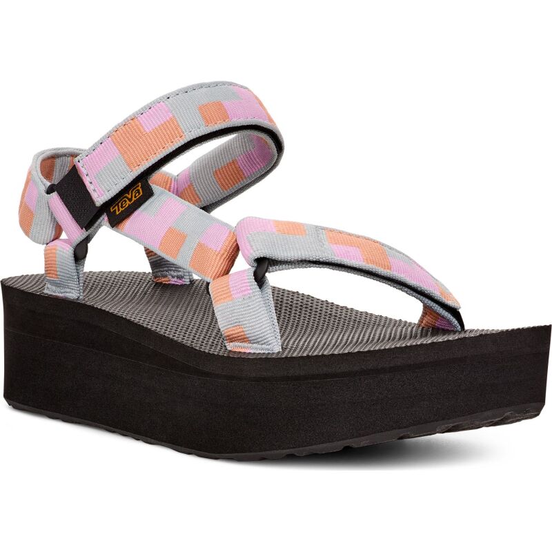 Teva Flatform Universal Women's Retro Shapes Pearl Blue