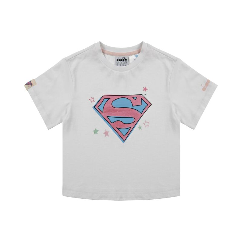 DIADORA JG.T-SHIRT SS SUPERGIRL Optical White