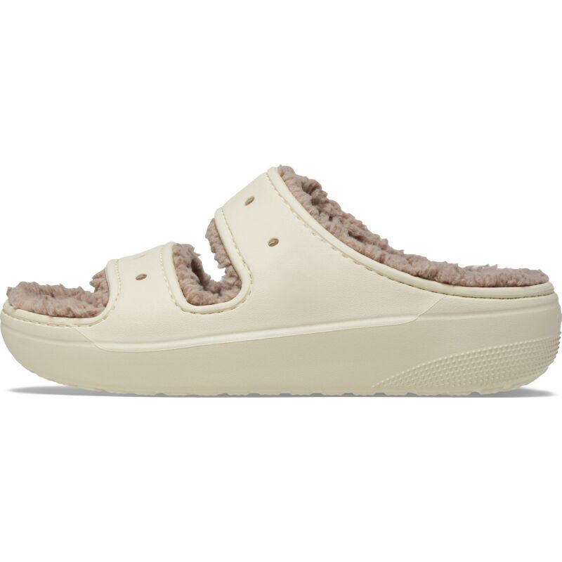 Crocs™ Classic Cozzzy Sandal Bone/Mushroom