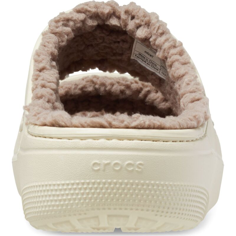 Crocs™ Classic Cozzzy Sandal Bone/Mushroom