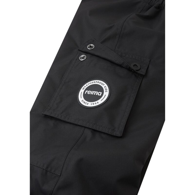 REIMA Waterproof Mid-Season Pants Tiksi Black 9990