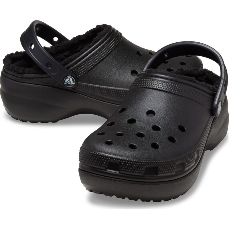 Crocs™ Classic Platform Lined Clog W Black