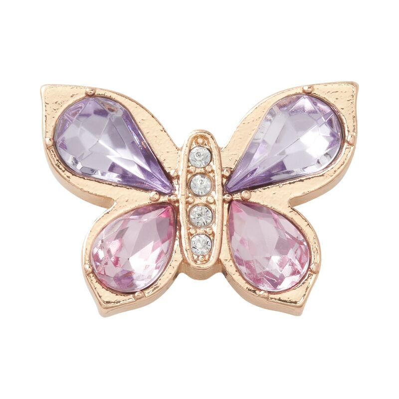 Crocs™ Jibbitz Gold Butterfly With Gem G1113900-Mu