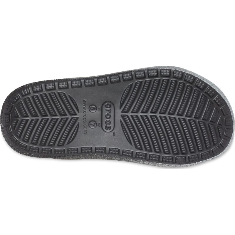Босоніжки Crocs™ Classic Cozzzy Glitter Sandal Black/Silver