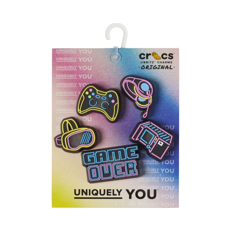 Crocs™ Jibbitz Lights Up Neon Gamer 5 Pack