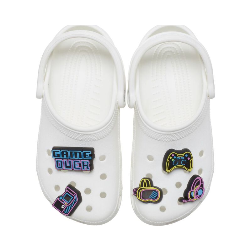 Crocs™ Jibbitz Lights Up Neon Gamer 5 Pack