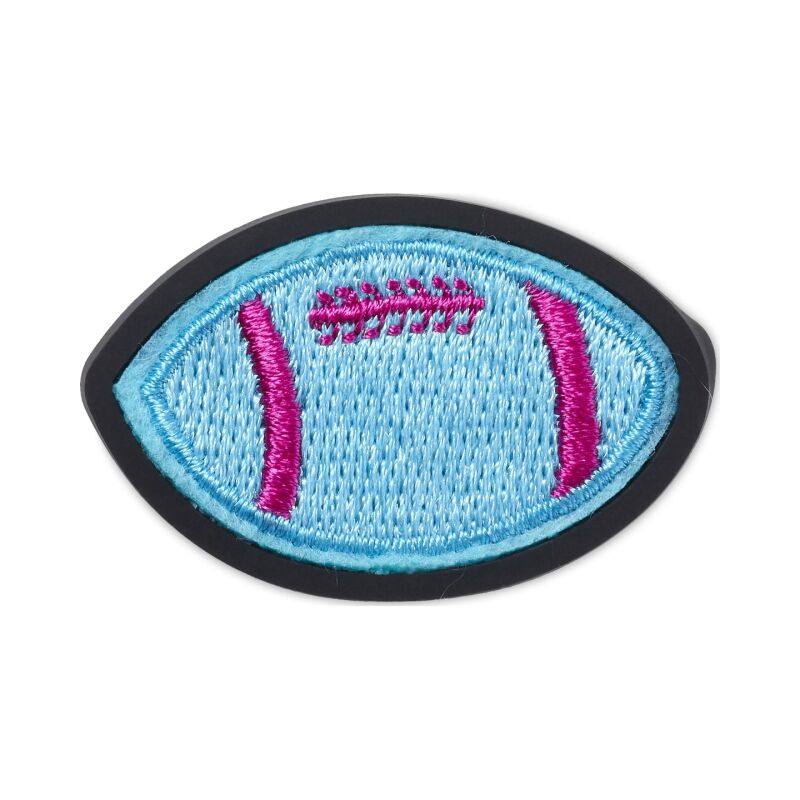 Crocs™ Jibbitz Neon Football Varsity Patch G1136200-Mu 