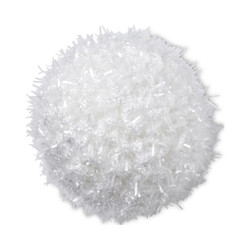 Crocs™ Jibbitz White Metallic Puff Ball G1136800-Mu