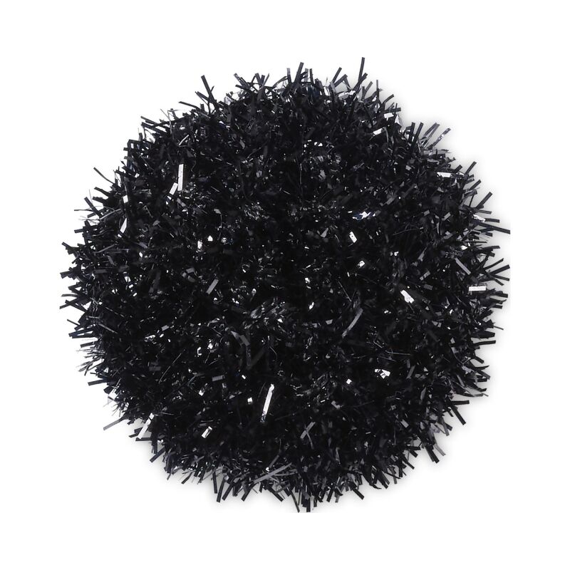 Crocs™ Jibbitz Black Metallic Puff Ball G1136900-Mu