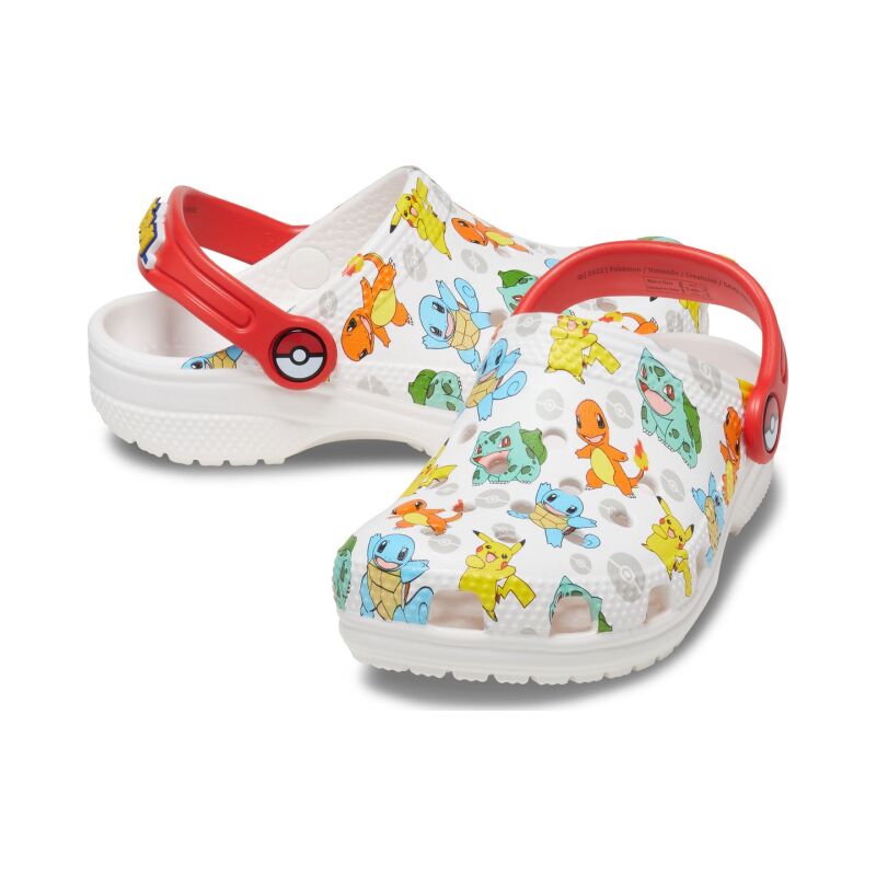 Crocs™ Classic Pokemon Clog Kid's White/Multi