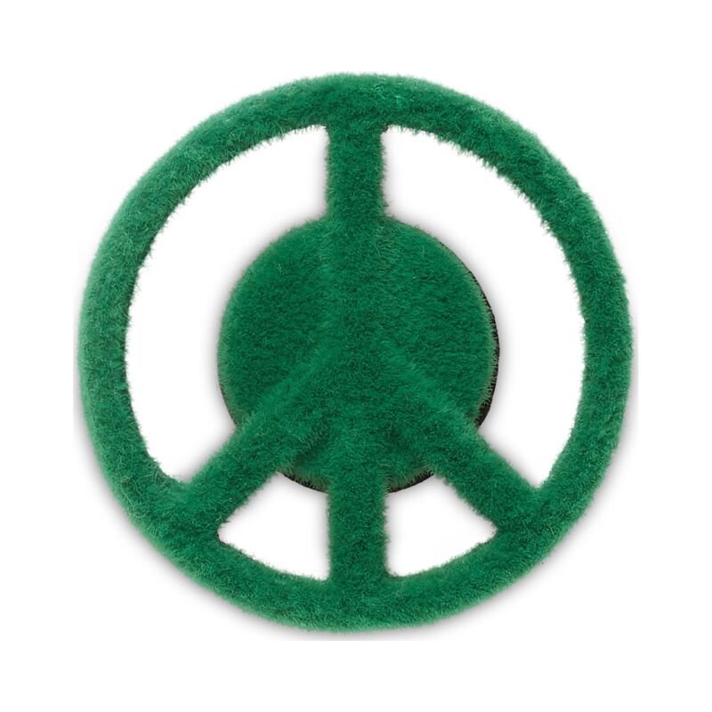 Crocs™ Jibbitz Grass Textured Peace Sign G1142500-Mu 