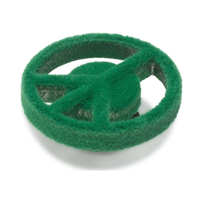 Crocs™ Jibbitz Grass Textured Peace Sign G1142500-Mu 